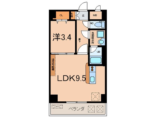 ﾒｿﾞﾝ ﾄﾞ ﾘﾍﾞﾙﾃの物件間取画像